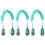 3Pièces Bracelet Élastique Anti- Pour Enfants À Verrou Vert 4