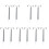 10Pièces Lampes Ferroviaire Micro Décor Noir ABS Acier 4