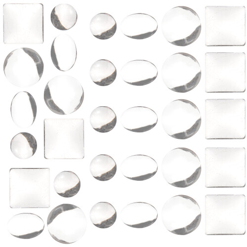 200Pièces Dômes En Verre Multi-Usages Pour Accessoires DIY