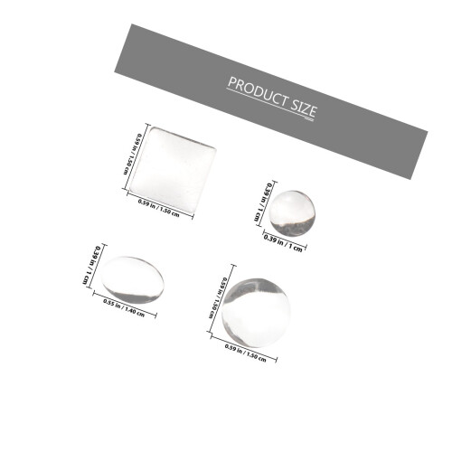 200Pièces Dômes En Verre Multi-Usages Pour Accessoires DIY 1