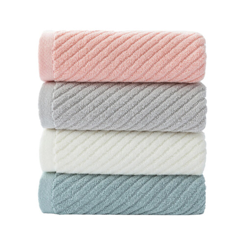 12Pièces Serviettes En Coton Douces Pour Variées