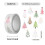 500Pcs/Roll Holiday Tree Stickers Durability PVC Cartoon Patterns Tablet Phone Notebook Decorative Labels 5