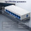 8 Port Gigabit Unmanaged Ethernet Switcher Networking Ethernet Splitter 6