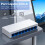 8 Port Gigabit Unmanaged Ethernet Switcher Networking Ethernet Splitter 5