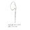2Pièces Boucles Clip Argent Confortable Mode Femme 7
