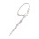 2Pièces Boucles Clip Argent Confortable Mode Femme 4