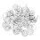 60Pcs Silver Metal Key Tags Numbered Id Labels Round Shape 1