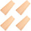 4Pièces À Pain En Bois Khaki Surface Lisse 5