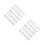 60Pcs Silver Metal Key Tags Numbered Id Labels Round Shape 4