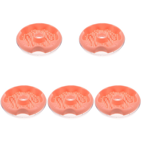5Pcs Creative Pink Cat Plant Box Hydroponic Double Layer Tray 2
