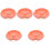 5Pcs Creative Pink Cat Plant Box Hydroponic Double Layer Tray 4