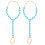 4Pièces Bracelet Mode Perles Colorées Et 1