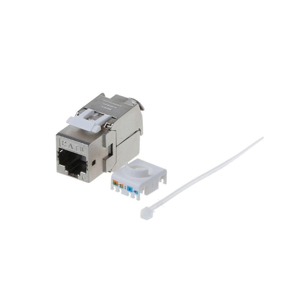 Rj45 Keystone Cat6 Cat6a Shielded Ftp Zinc Alloy Module Keystone 6935161561340