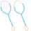 4Pièces Bracelet Mode Perles Colorées Et 2