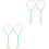 4Pièces Bracelet Mode Perles Colorées Et 5