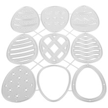4Pièces Dies Métal Carboné Scrapbooking DIY Argent Stencils Décoration