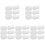 30Pcs Clear Plastic Canvas Mesh Sheets for Crochet Sewing Bag Making 7