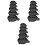 15Pcs Black PP Plastic Weighing Dish for Home Use Stackable Scale Tray 5
