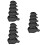 15Pcs Black PP Plastic Weighing Dish for Home Use Stackable Scale Tray 9