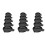 15Pcs Black PP Plastic Weighing Dish for Home Use Stackable Scale Tray 6