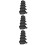 15Pcs Black PP Plastic Weighing Dish for Home Use Stackable Scale Tray 10