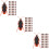 600Pièces Jouets Pièges Cafards Faux Marron Simulation Halloween 10