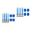 8Pièces Attaches Charge Sangles Boucle Métallique 6