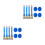 8Pièces Attaches Charge Sangles Boucle Métallique 4