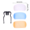 3 In 1 Diffuser Cover For Camera Diffuser Cover 3 Color Up Flash Diffuser Cover For Cameras Diffuser Cover 5