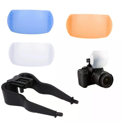 3 In 1 Diffuser Cover For Camera Diffuser Cover 3 Color Up Flash Diffuser Cover For Cameras Diffuser Cover 2