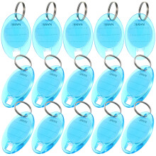 150Pièces Porte-Étiquettes Bleu Ciel Insert Papier