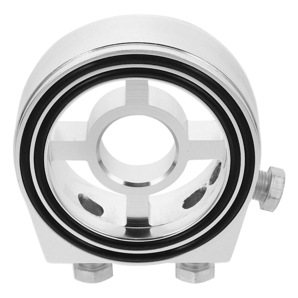 3Pcs Durable Aluminum Alloy Auto Sandwich Plate Cooling Filter Silver 3603538044927
