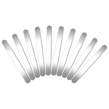 40Pièces Bracelets Manchette Acier Inoxydable Anti-Rouille Argent DIY