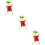 3Pcs Assorted Color Plastic Skeleton Toys Funny Wind Up Party Decor 11