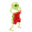 3Pcs Assorted Color Plastic Skeleton Toys Funny Wind Up Party Decor 2