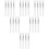 24Pcs Transparent Silicone Lip Brush Set with Lid for Precise Makeup 8