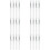 24Pcs Transparent Silicone Lip Brush Set with Lid for Precise Makeup 7