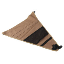 Portable Triangle Oxford Cloth Camping Tableware Organizer 55x59cm