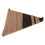 Portable Triangle Oxford Cloth Camping Tableware Organizer 55x59cm 7