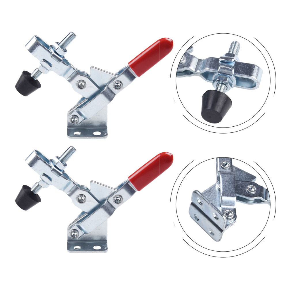 2Pcs Gh102b Quick Release Tool Toggle Clamp With 100Kg Holding Capacity For Woodworking And Workshop Equipment 6935161559040