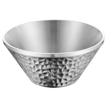 3Pièces Bol Rangement Cuisine Polyvalent Design Argent