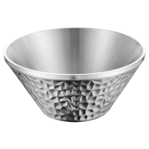 3Pièces Bol Rangement Cuisine Polyvalent Design Argent
