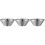 3Pièces Bol Rangement Cuisine Polyvalent Design Argent 6