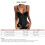 Black Lace Bodysuit with Adjustable Straps, 1/2 Cup, Size M 1