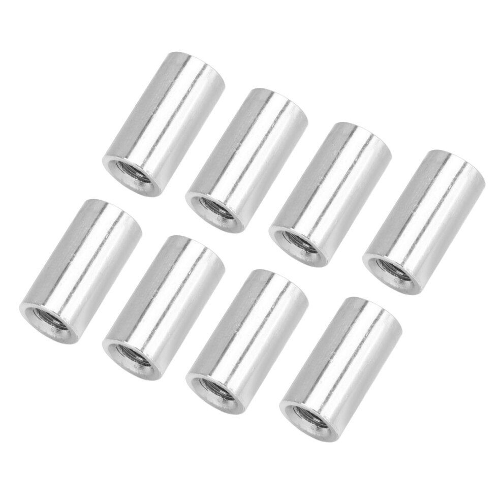 20Pcs M5 Stainless Steel Round Coupling Nut 15Mm For Pipes 4981371858086