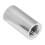 20 Stück silberne Rundkupplungsmutter M5 x 0,8, 15 mm 4