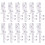 24Pcs Replacement Valance Clips Clear Plastic Blind Accessory 1