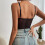 Black Lace Bodysuit with Adjustable Straps, 1/2 Cup, Size M 3