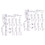 24Pcs Replacement Valance Clips Clear Plastic Blind Accessory 6