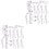 24Pcs Replacement Valance Clips Clear Plastic Blind Accessory 5